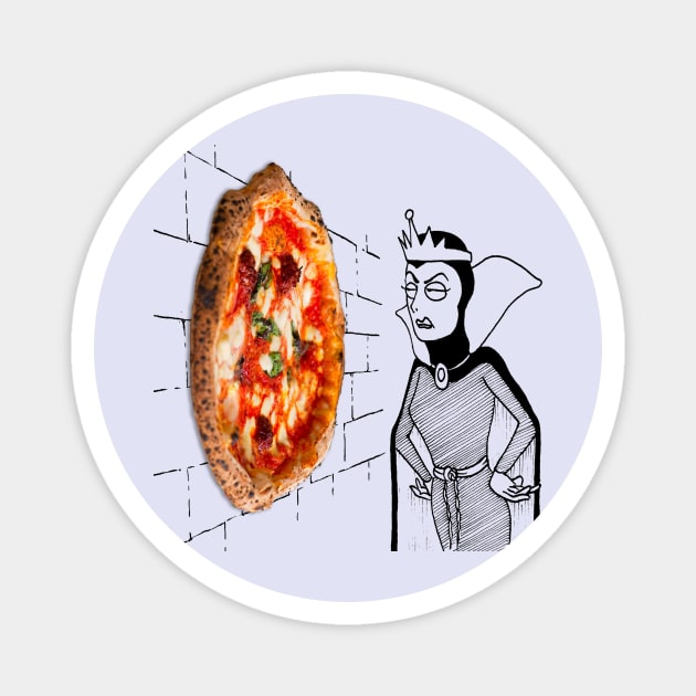 Pizza - Magic Mirror Magnet by MassimoFenati